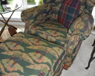 Marshfield Furniture Rocker with Ottoman