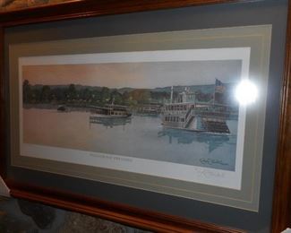 Signed Bob Stewart Williams Bay Print