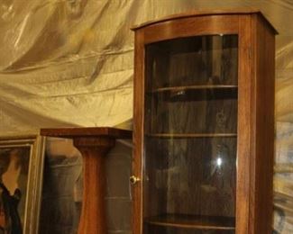 LARGE PLANT STAND, DISPLAY CABINET