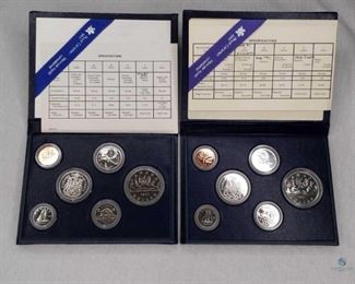 1981 and 1982 Canadian Coin Proof Sets
