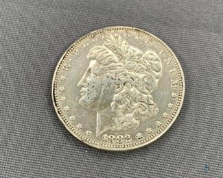 1882-O US Morgan Silver Dollar