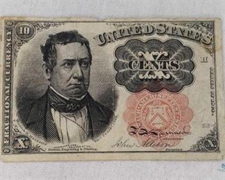 United States 10c Fifth Issue (Series of 1874) Fractional Currency
