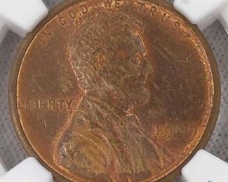 1909 Lincoln Head Cent NGC MS63 RB