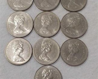 1968-1985 Canadian Dollar Coins