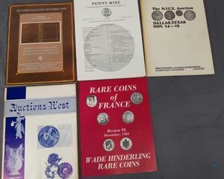 Vintage Coin Auction Books