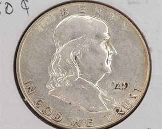 1949 Franklin Half Dollar