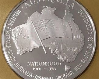 1976 Int'l Society of Postmasters Australia Nationhood  Coin