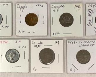 1964 Silver Canadian Dollar Coin