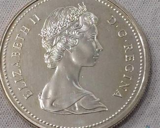 1873-1973 Canadian Silver Dollar Coin