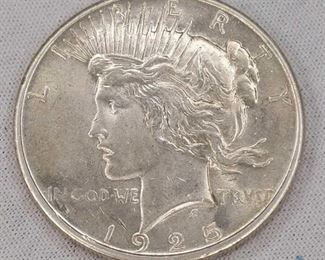 1925 US Silver Peace Dollar