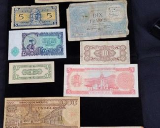 Vintage Foreign Notes