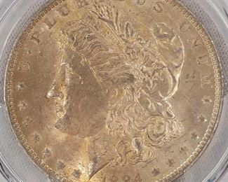 1884-O US Morgan Silver Dollar PCGS MS63
