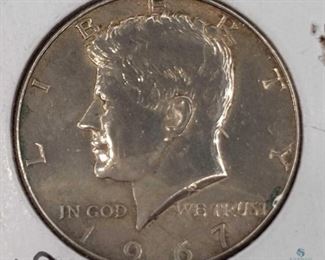 1967 Kennedy Half Dollar