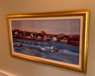 Reflections boat house picture by Gretchen Huber