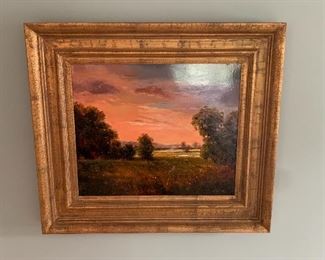 Scenic oil painting by Andre