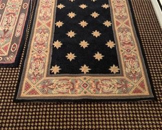 Nourison hand hooked wool rug 4 X 6  and 5 X 8