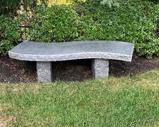 Granite Outdoor Bench