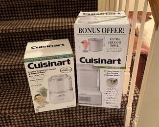Cuisinart ice cream makers  - 2 available