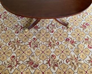 Council oval coffee table