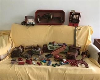 Vintage Rusty Trucks, Cars, Toys