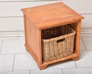 14. Wooden End Table