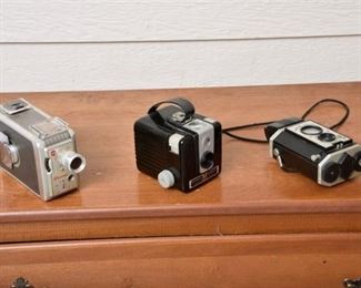 43. Three 3 Vintage Cameras