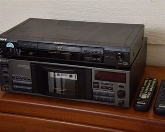 52. SONY DVD Player and SONY TCC521 Cassette Deck