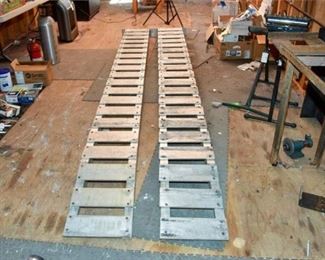 74. Set Of Metal Tire Ramps