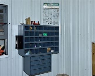 135. Metal Wall Mounted Organizer