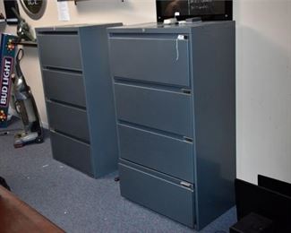 147. Pair Of Metal File Cabinets