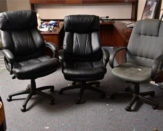 158. Three 3 Office Chairs