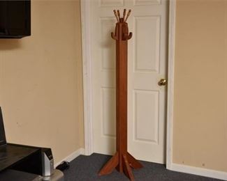 159. Wooden Coat Rack