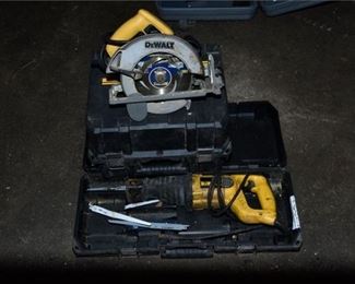 199. DEWALT Circular Saw and Reciprocating Saw