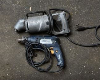 200. KWIKWAY SGH 45 Degree Hex Drive Motor and BLUE POINTS Power Drill