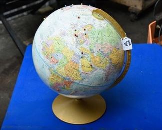 218. REPLOGLE World Nation Series Globe