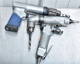 220. Three 3 Air Powered Drills
