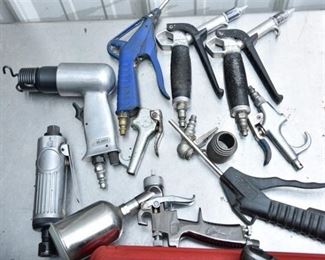222. Group Lot of Air Powered Tools