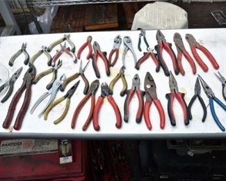 234. Group Lot Of Pliers