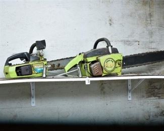 256. Two 2 POULAN Chainsaws