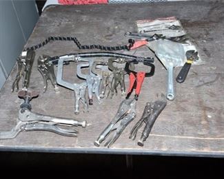 267. Group Lot Of Wrenches and Clamps