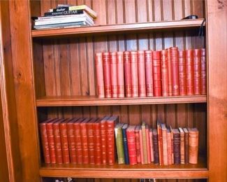 Group Lot Leather Bound Books
