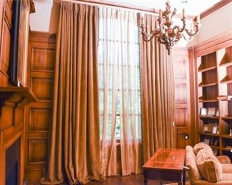 Linen Curtains with Shears