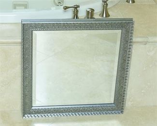 Silver Gilt Framed Decorative Mirror