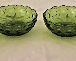 Bartlett Collins “St. Genevieve” Avocado Green Small Berry Bowl 1967-1980