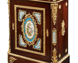 175
A French Marble Top Cabinet
Late-19th/early-20th Century
The marble-topped single-door cabinet with gilt-bronze mounts and painted Sevres-style porcelain plaques enclosing one shelf
42.5" H x 30" W x 16" D
Estimate: $4,000 - $6,000