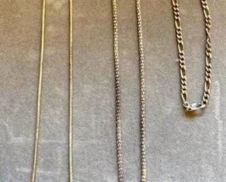 022 Sterling Silver Necklace and Bracelet