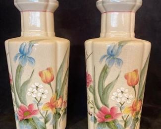 100Japanese Floral Sadek Vases