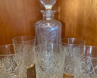 220 Old Fashion Drinking Glasses  Carafe