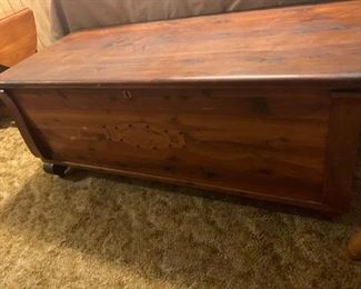 Solid keepsake chest- maybe cherry wood 