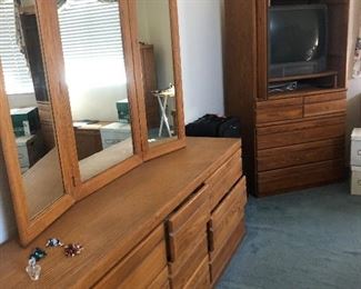 Dressers and entertainment centers